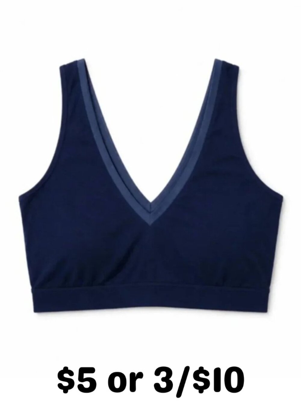 NWOT Navy Sports Bra